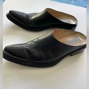 Men’s Kenneth Cole Collection slip on black leather slip on shoes size 43 /10